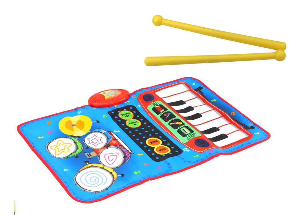 Interaktyvus muzikinis kilimėlis 2in1