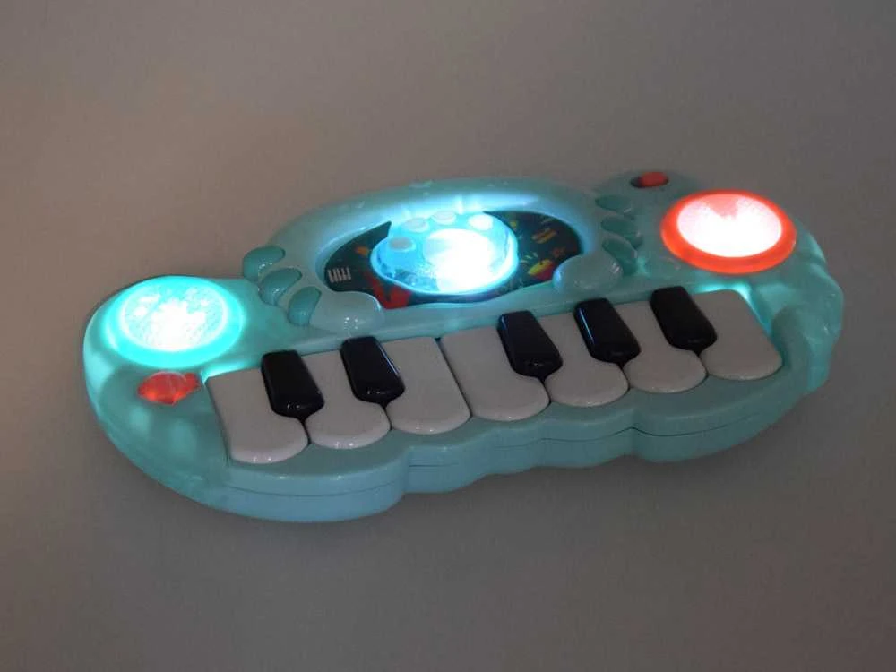 Interaktyvus muzikinis pianinas vaikams, mėlynas
