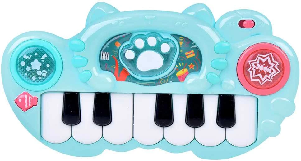 Interaktyvus muzikinis pianinas vaikams, mėlynas
