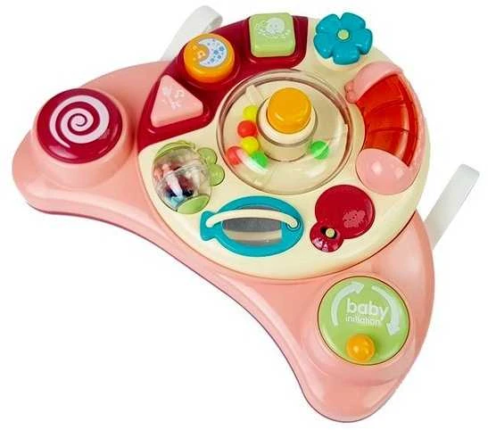 Interaktyvus muzikinis žaislas kūdikiams, rausvas