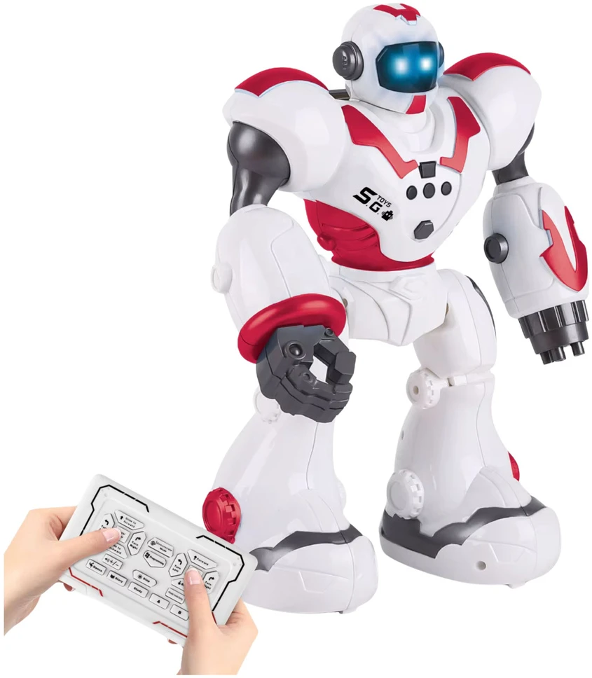 Interaktyvus nuotoliniu būdu valdomas robotas, rožinis