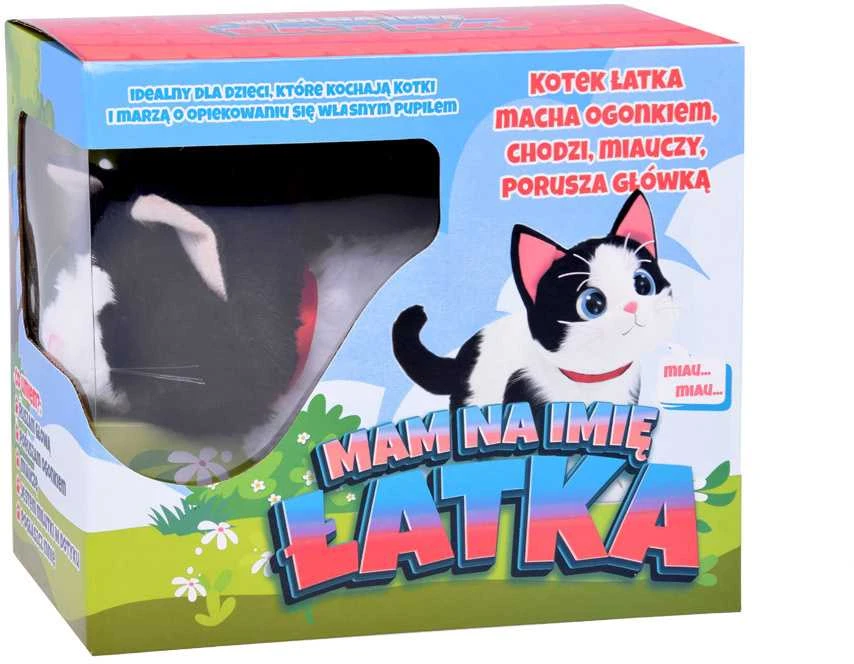 Interaktyvus pliušinis katinas PATCH