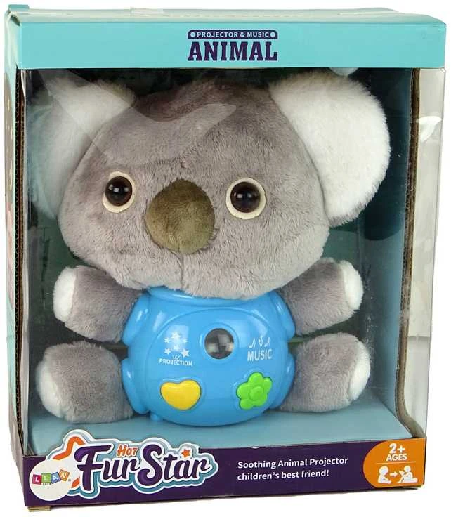 Interaktyvus pliušinis žaislas Koala, pilka