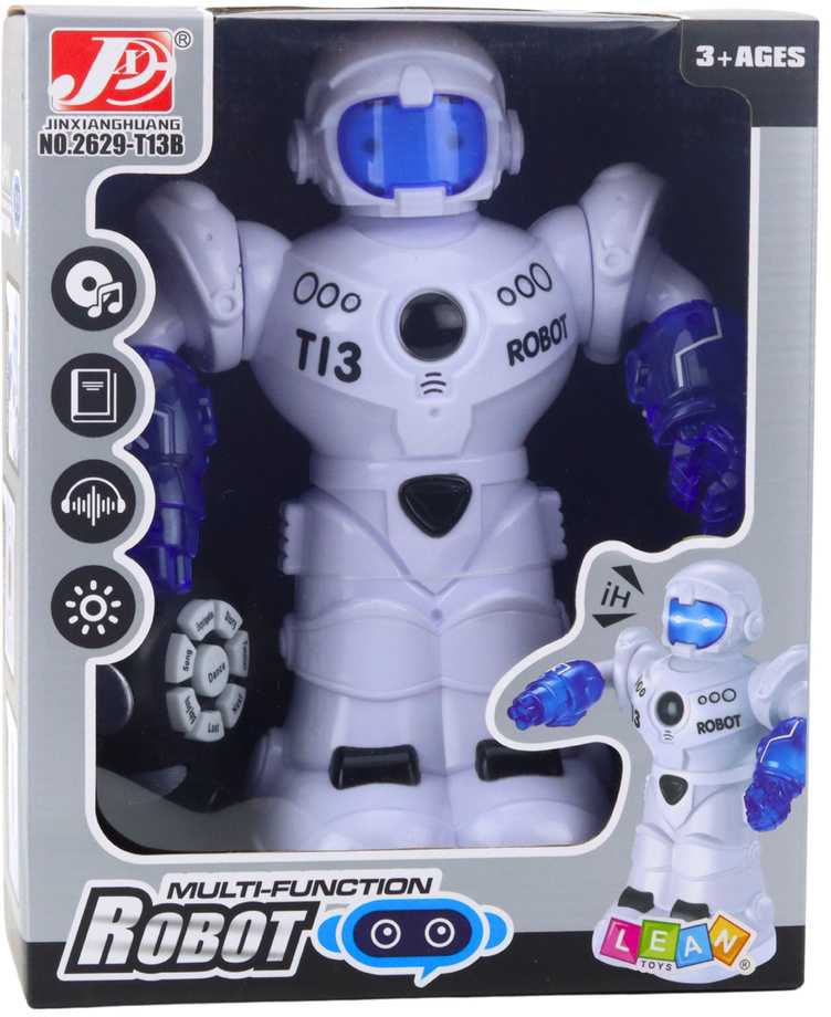 Interaktyvus robotas su nuotolinio valdymo pultu