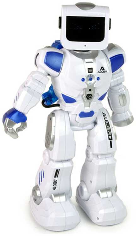 Interaktyvus robotas su nuotolinio valdymo pultu