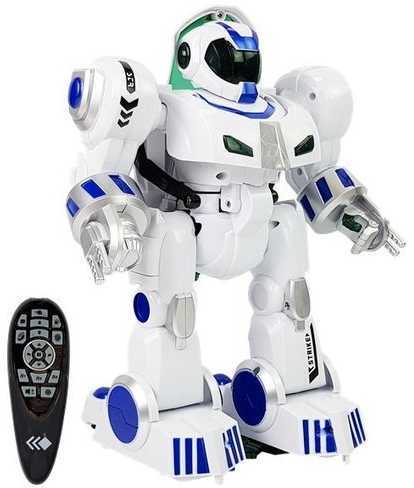 Interaktyvus robotas su nuotolinio valdymo pultu