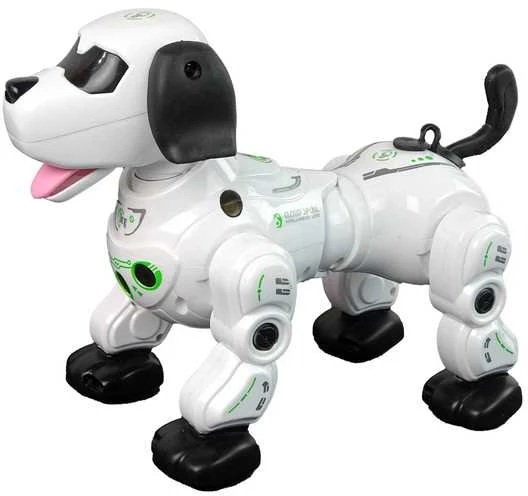 Interaktyvus šuniukas robotas su nuotolinio valdymo pultu