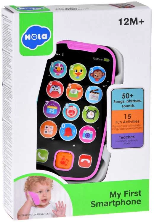 Interaktyvus telefonas vaikams, rožinis