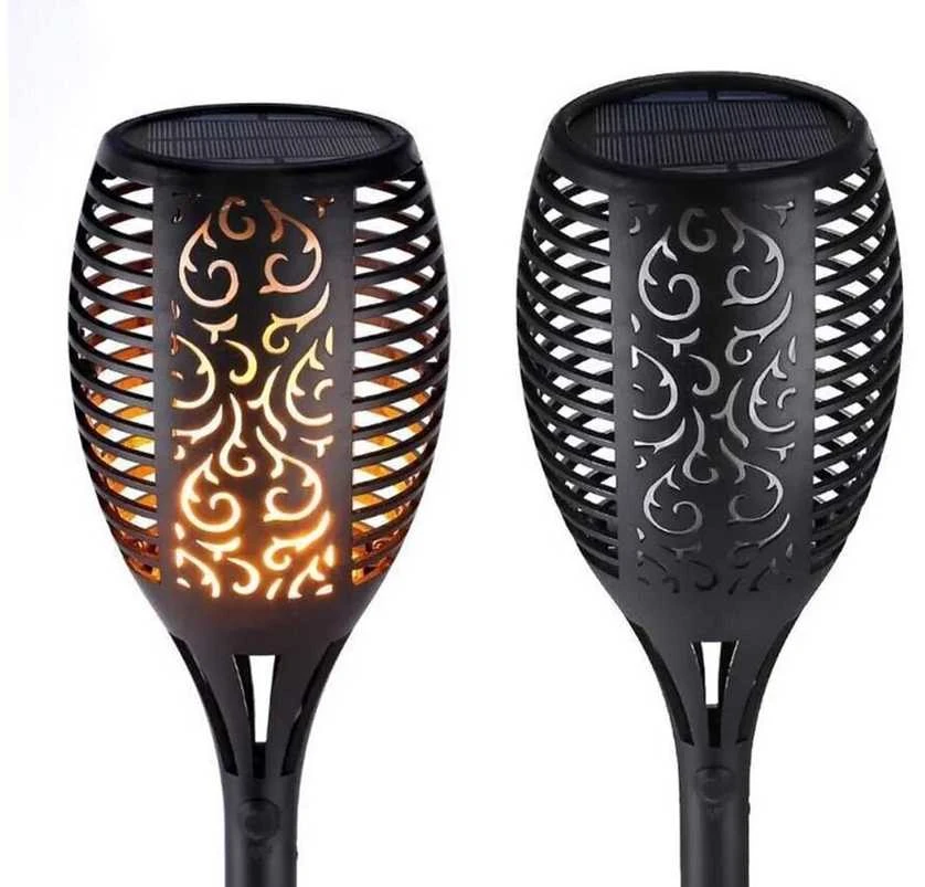 Įsmeigiamas soliarinis sodo šviestuvas Flame LED