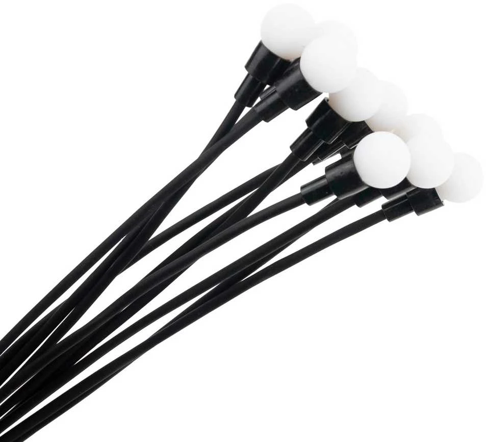 Įsmeigiami soliariniai lauko 10 LED šviestuvai, 2 vnt.
