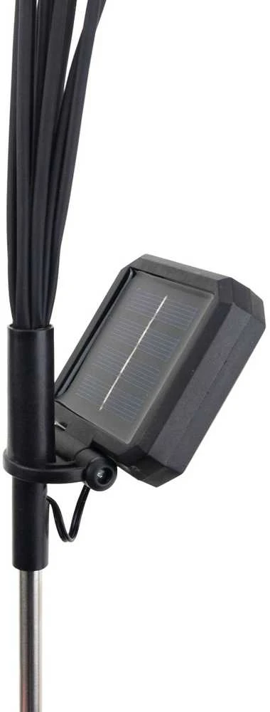 Įsmeigiami soliariniai lauko 10 LED šviestuvai, 2 vnt.