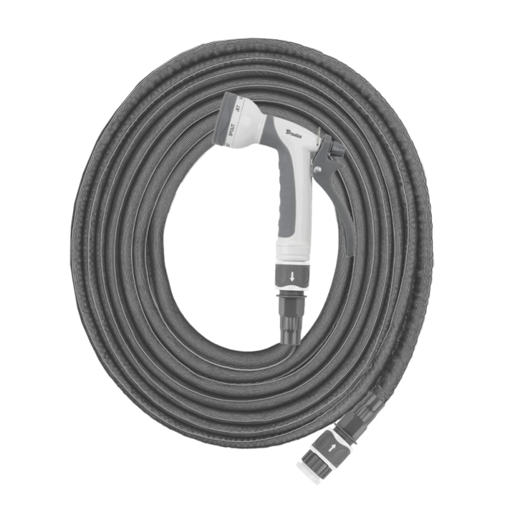 Išsitempianti sodo žarna su purkštuku Bradas Twist Hose 9m-18m