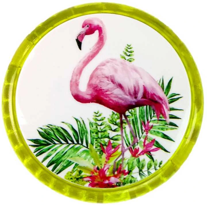Jojo žaidimas su flamingo motyvu, geltonas