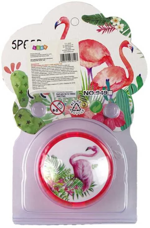 Jojo žaidimas su flamingo motyvu, rožinis