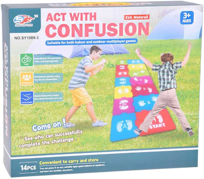 Judėjimo žaidimas "Act with confusion"