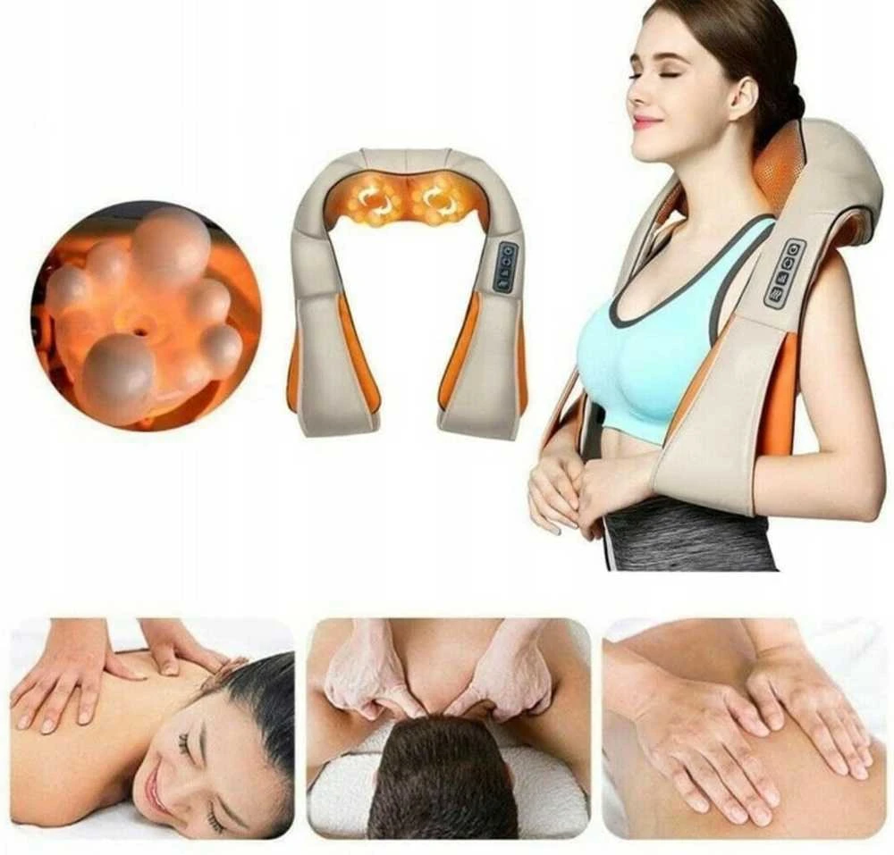 Kaklo ir nugaros masažuoklis Shiatsu