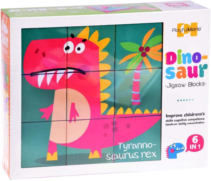 Kaladėlių dėlionė Dinozaurai, 6 d.