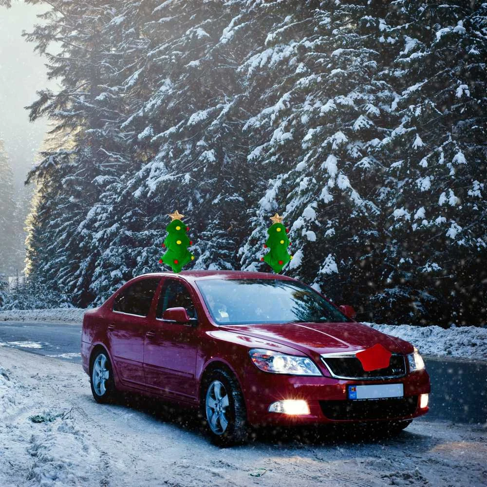 Kalėdinė automobilio dekoracija - Eglutės ir Žvaigždė