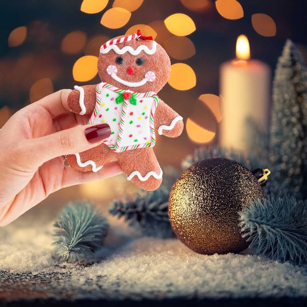 Kalėdiniai eglutės žaisliukai Meduoliai, 2 vnt.