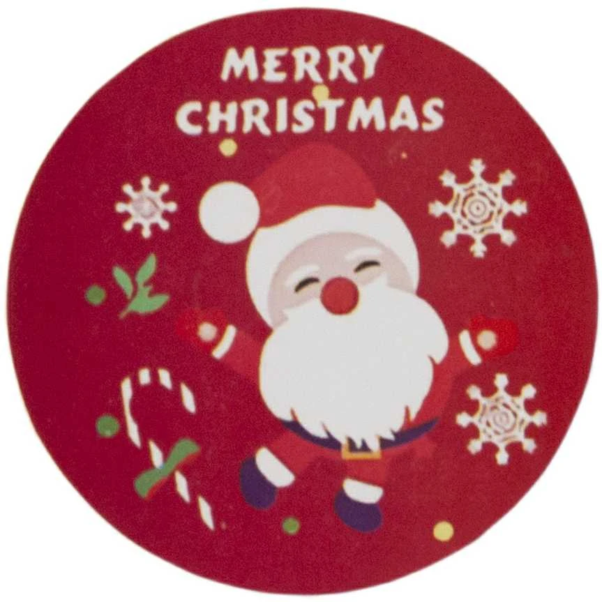Kalėdiniai lipdukai "Merry Christmas", 500 vnt.