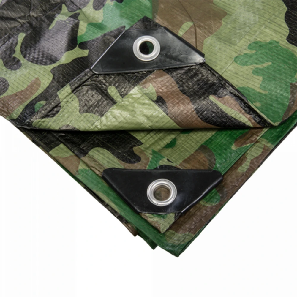 Kamufliažinis lauko tentas Bradas CAMOforest, 4 x 5 m, 90 g/m²