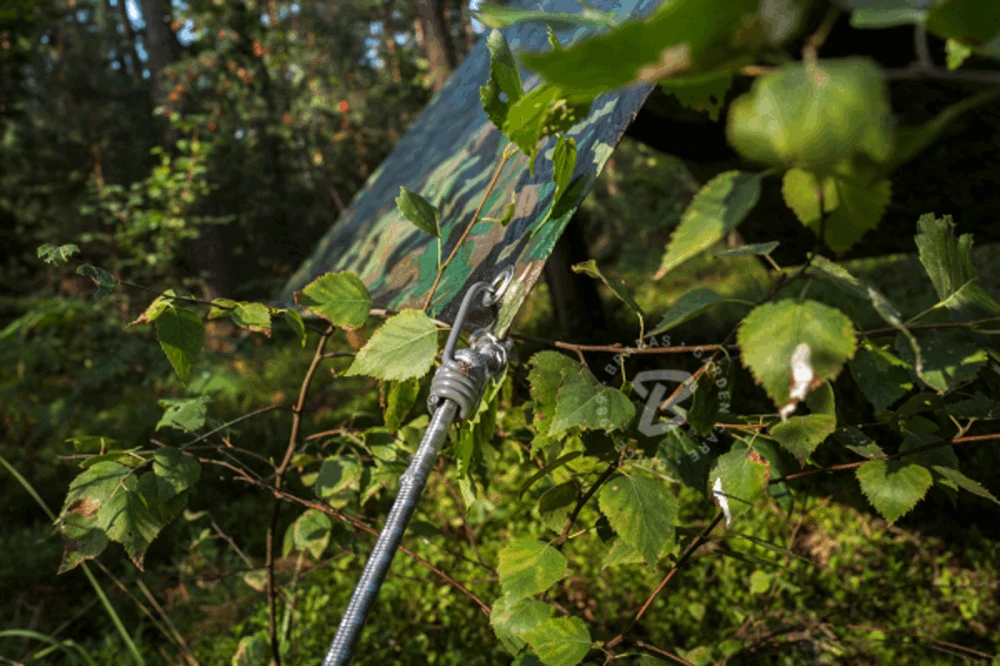 Kamufliažinis lauko tentas Bradas CAMOforest, 4 x 5 m, 90 g/m²