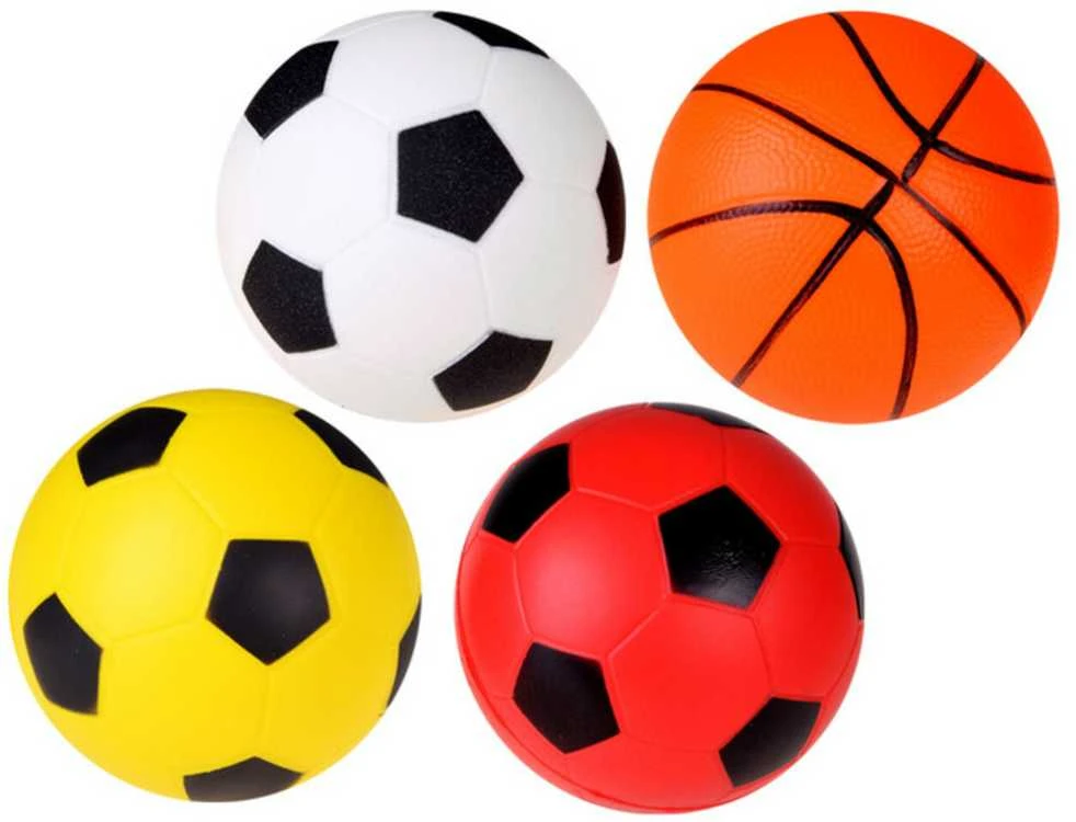 Kamuoliukų rinkinys Foam Balls, 10 cm, 4 vnt.