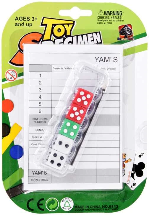 Kauliukų žaidimo rinkinys Yams