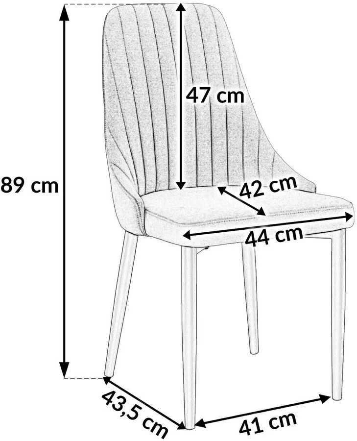 Kėdė Ava-2, pilka