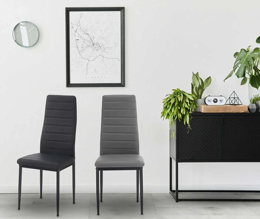 Kėdė Marko-2, PVC, juoda