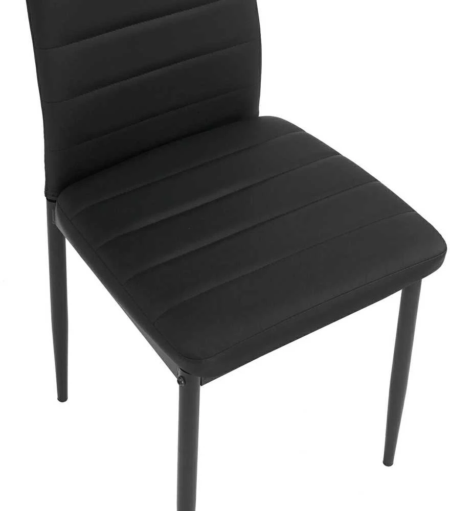 Kėdė Marko-2, PVC, juoda