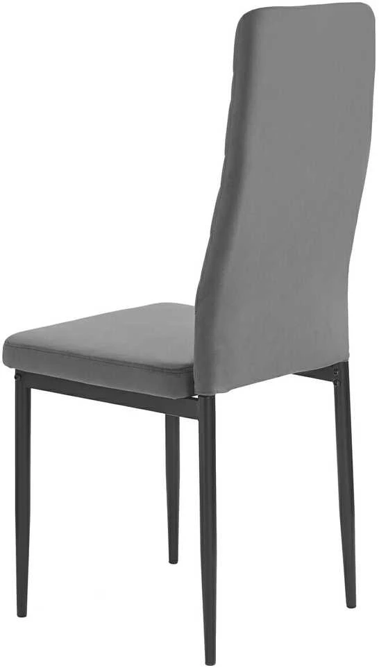 Kėdė Marko-2 Rhombi, velvet, pilka