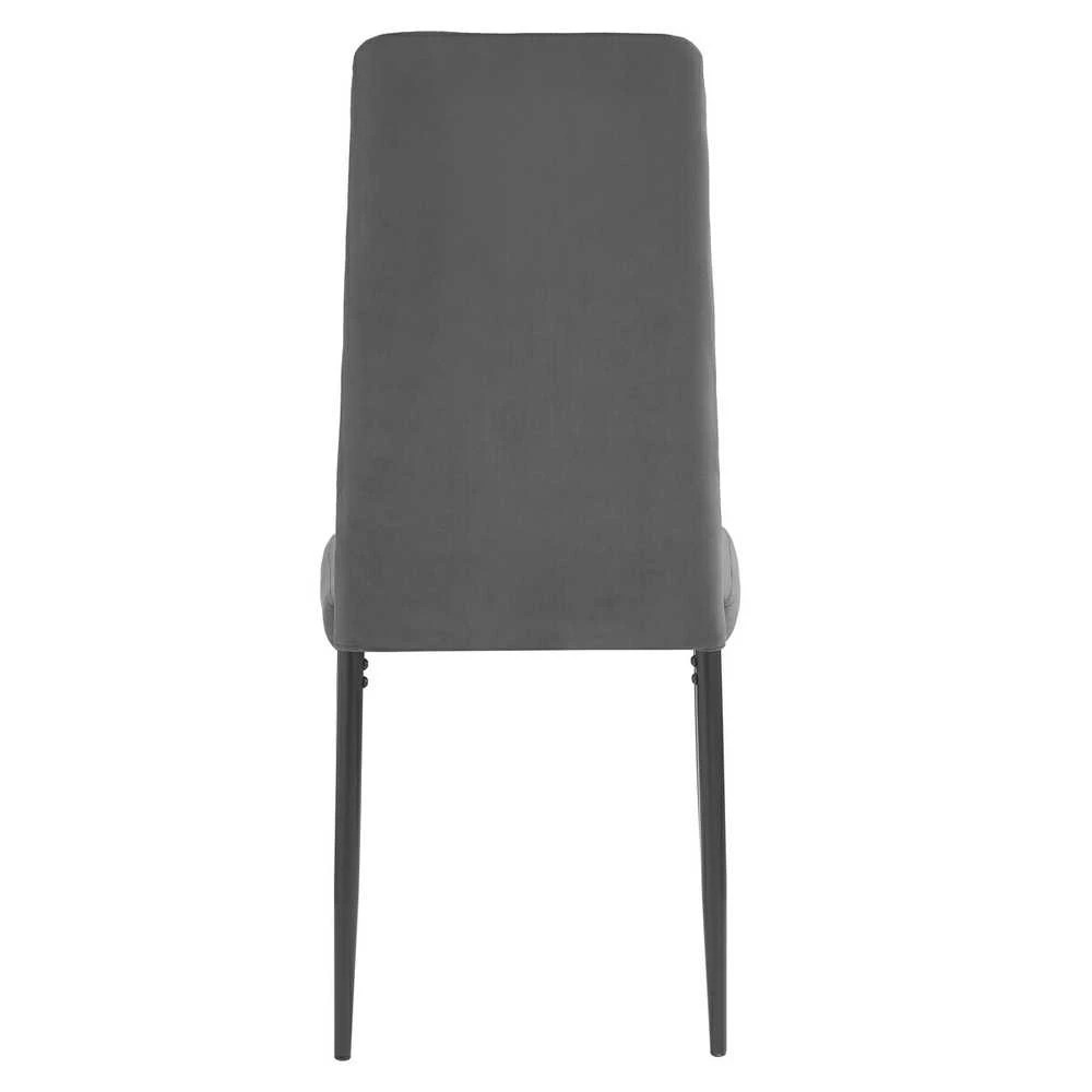 Kėdė Marko-2 Rhombi, velvet, pilka