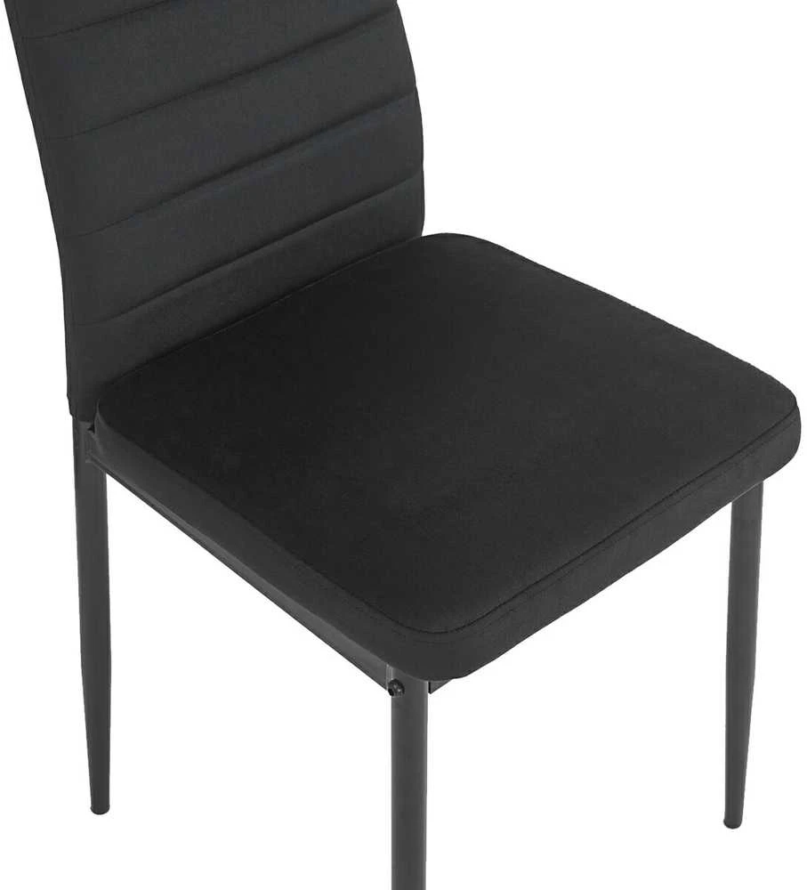 Kėdė Marko-2, velvet, juoda
