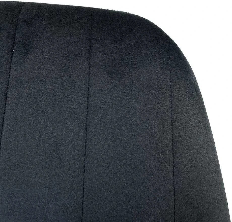 Kėdė Monita Lines, velvet, juoda