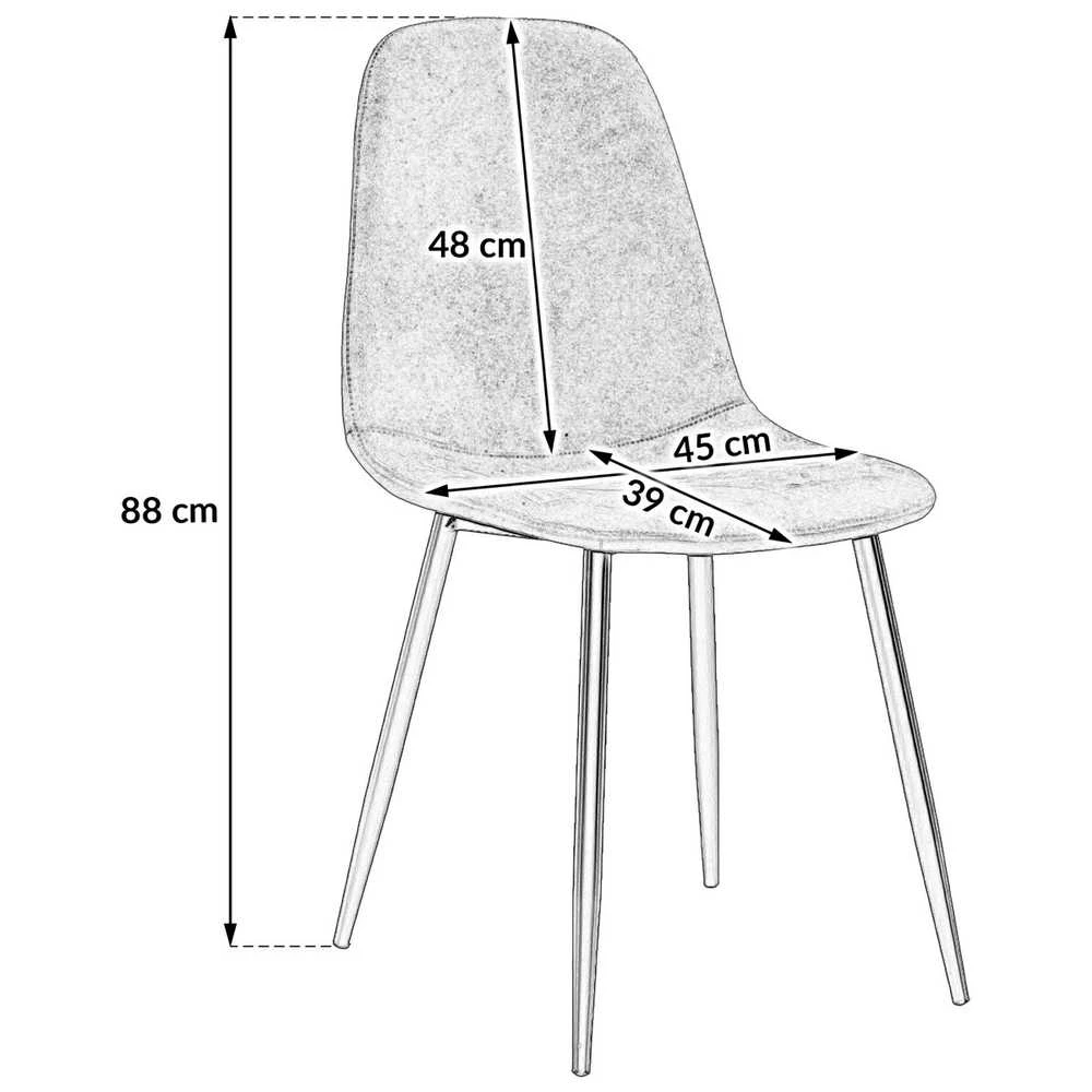 Kėdė Monita, polilinen, beige