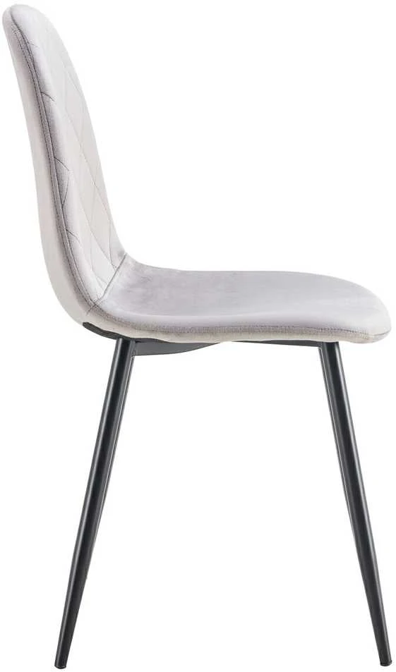 Kėdė Monita Rhombi, velvet, pilka
