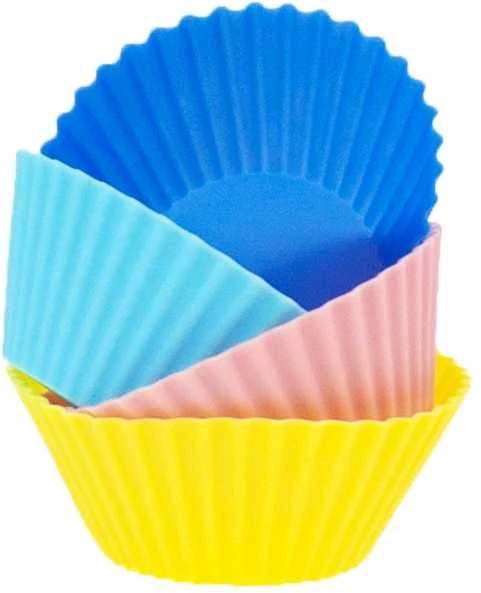 Keksiukų kepimo forma + 12 silikoninių formelių