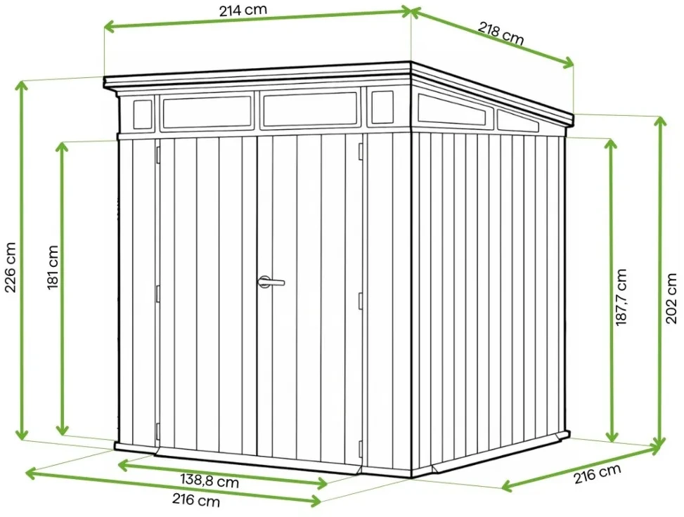 Keter sodo namukas PENTHOUSE, 7x7, Brown