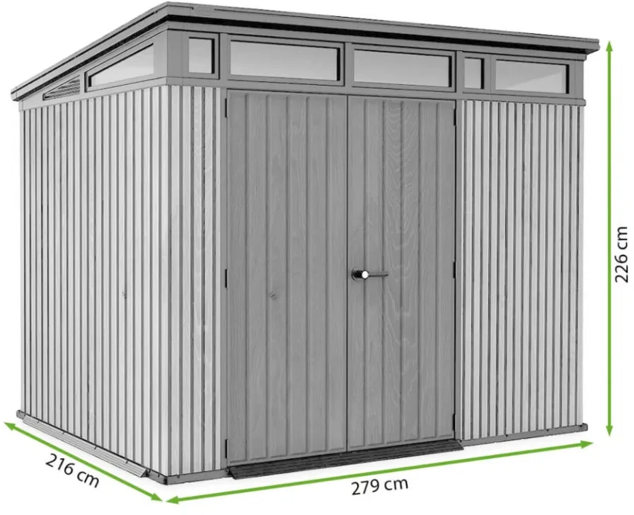 Keter sodo namukas PENTHOUSE, 9x7, Pilkas