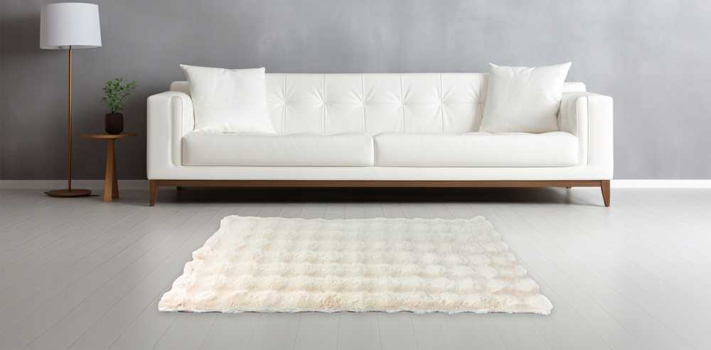 Kilimas Bubble, 60x115 cm, ecru