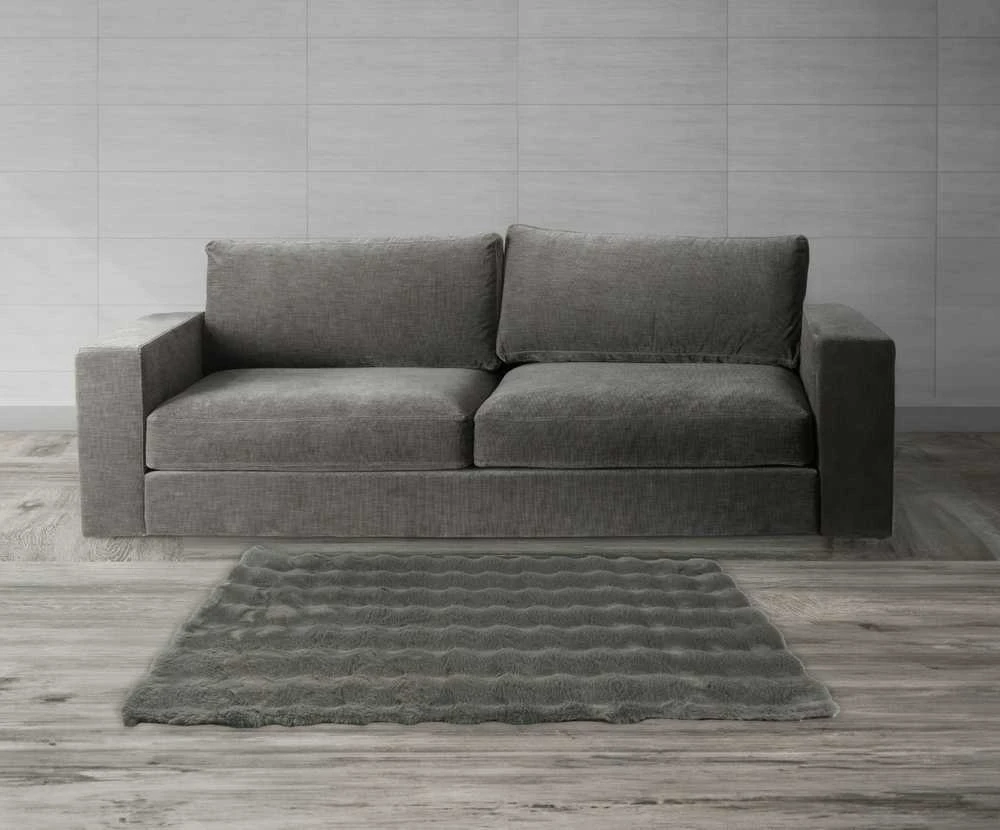 Kilimas Bubble, 60x115 cm, pilkas