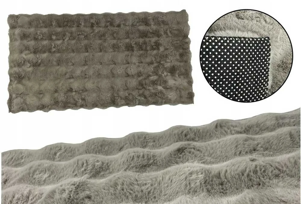 Kilimas Bubble, 60x115 cm, taupe