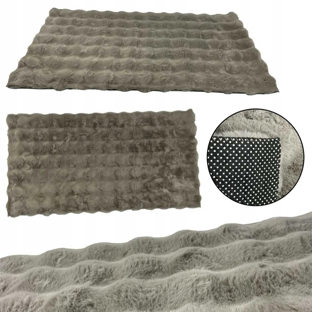 Kilimas Bubble, 60x115 cm, taupe