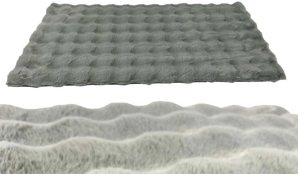 Kilimas Bubble, 80x140 cm, pilkas