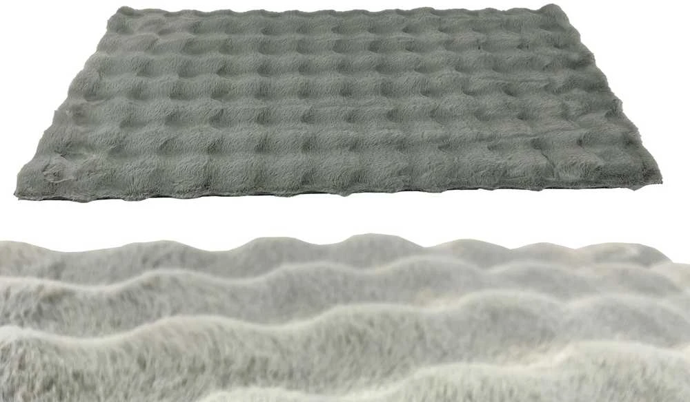 Kilimas Bubble, 80x140 cm, pilkas