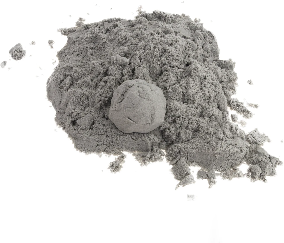 Kinetinis smėlis, 1kg, pilkas