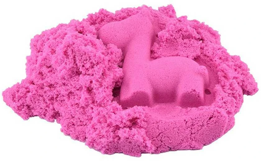 Kinetinis smėlis, 1kg., rožinis