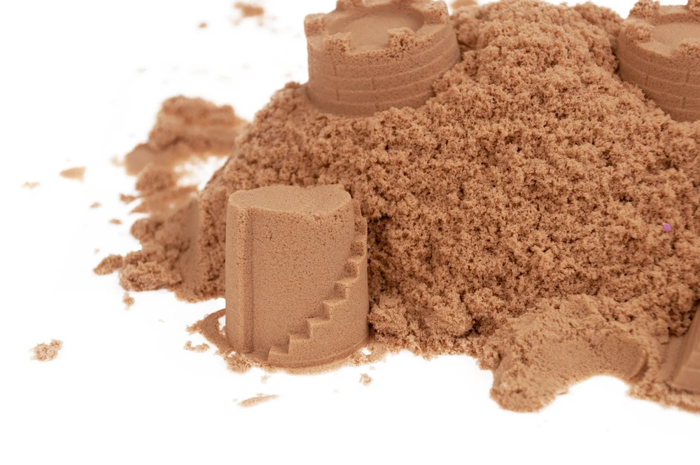 Kinetinis smėlis, 1kg, rudas