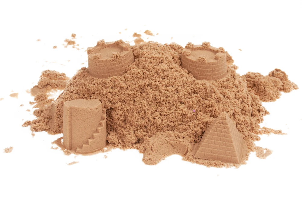 Kinetinis smėlis, 1kg, rudas